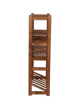 Regał drewniany do spiżarni LSR P2W3S1 Brązowy - product 2