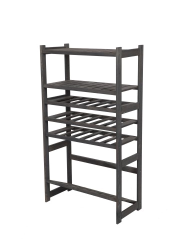 Regał drewniany do spiżarni LSR P2W3S1 Szary - product 2