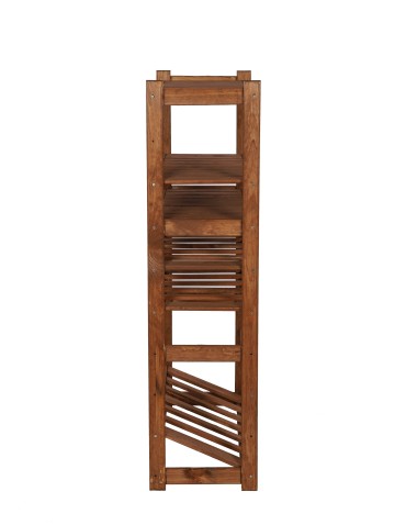 Regał drewniany do spiżarni LSR P3W2S1 Brązowy - product 2