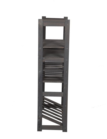 Regał drewniany do spiżarni LSR P3W2S1 Szary - product 2