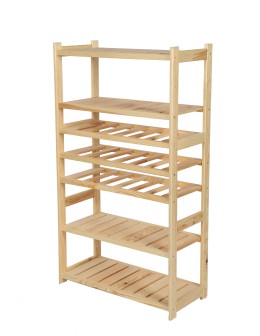 Regał drewniany do spiżarni LSR P4W3S0 Naturalny - product 2