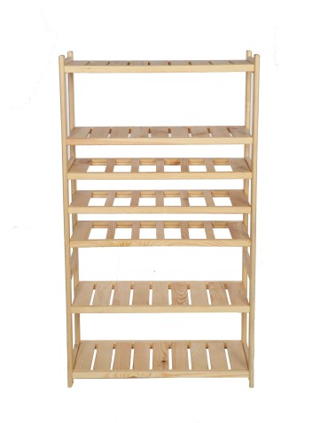 Regały - Regał drewniany do spiżarni LSR P4W3S0 Naturalny - product 3