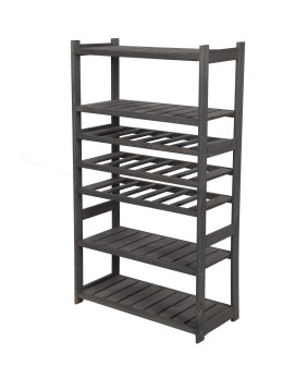 Regał drewniany do spiżarni LSR P4W3S0 Szary - product 2