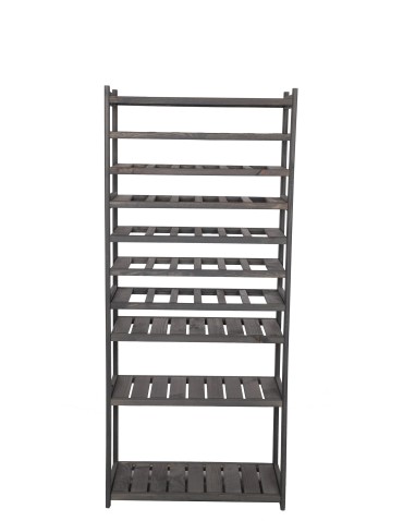 Regały - Regał drewniany do spiżarni LSR P4W6S0 Szary - product 4