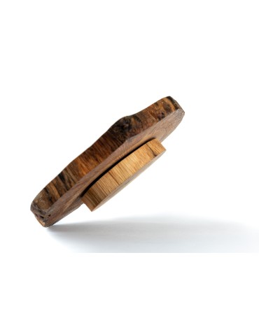 Taca Obrotowa /śr. 20-25 cm/ Drewno Dębu bez Kory