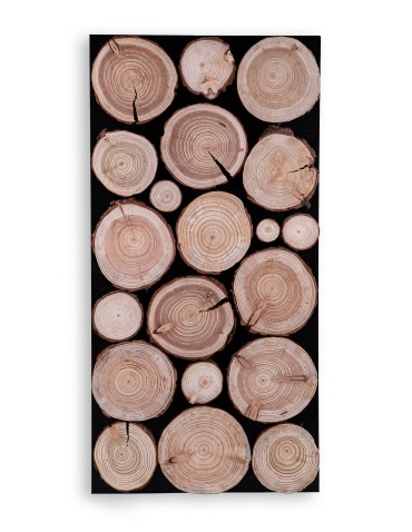 Panel Ścienny Dekoracyjny 76X38X3 cm Plastry Modrzewia 2 szt - product 2