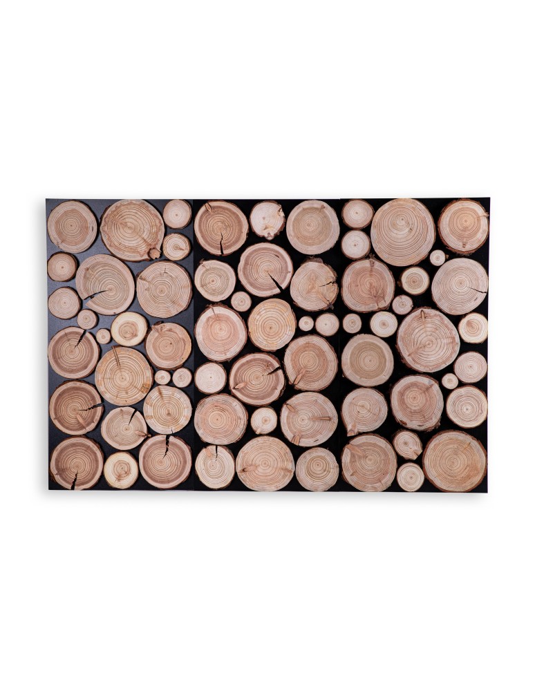 Plastry Drewna - Panel Ścienny Dekoracyjny 76X38X3 cm Plastry Modrzewia 2 szt - product b2b.wamar.biz 6