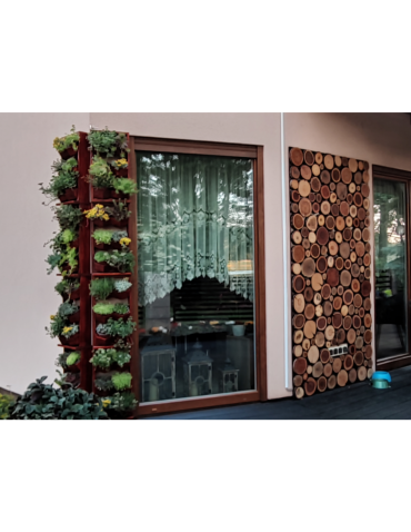 Plastry Drewna - Panel Ścienny Dekoracyjny 76X38X3 cm Plastry Modrzewia 2 szt - product 11