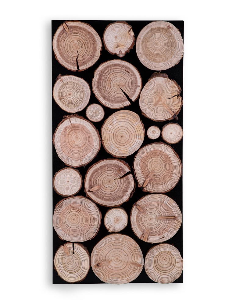 Plastry Drewna - Panel Ścienny Dekoracyjny 76X38X3 cm Plastry Modrzewia 4 szt - product b2b.wamar.biz 2