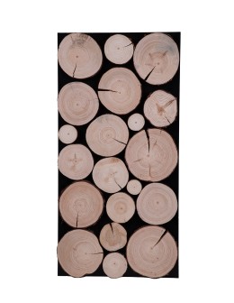 Panel Ścienny Dekoracyjny 76X38X3 cm Plastry Sosny 1 szt