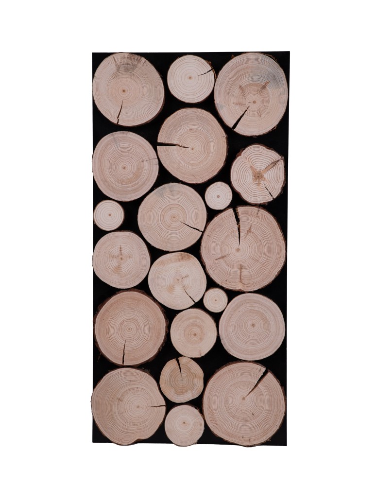 Plastry Drewna - Panel Ścienny Dekoracyjny 76X38X3 cm Plastry Sosny 2 szt - produkt b2b.wamar.biz 2