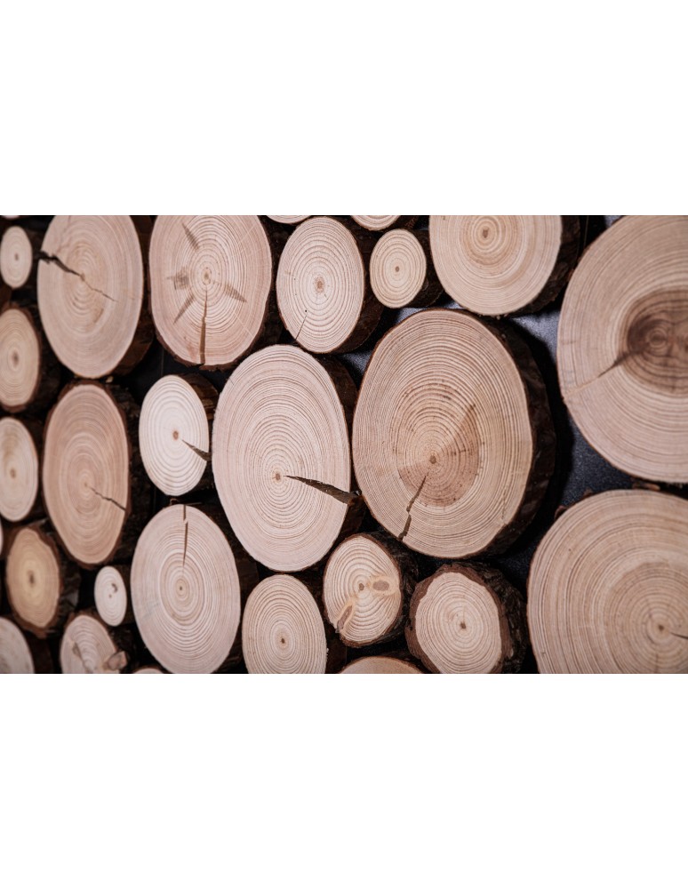 Plastry Drewna - Panel Ścienny Dekoracyjny 76X38X3 cm Plastry Sosny 2 szt - produkt b2b.wamar.biz 4