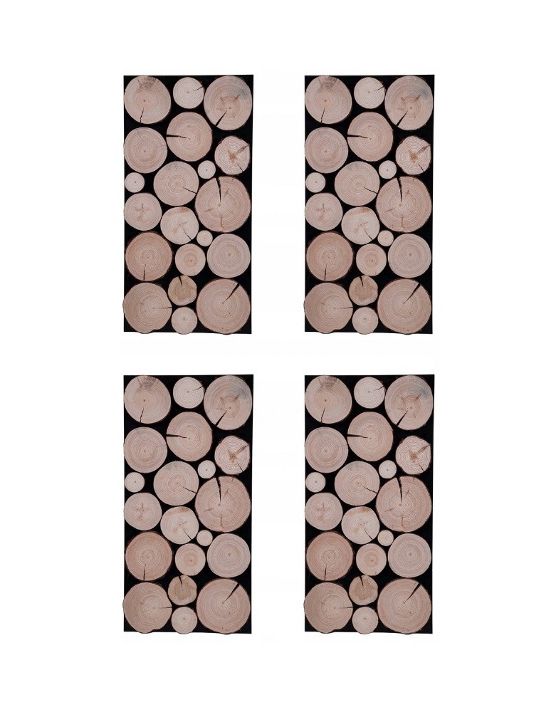 Plastry Drewna - Panel Ścienny Dekoracyjny 76X38X3 cm Plastry Sosny 4 szt - product b2b.wamar.biz 1