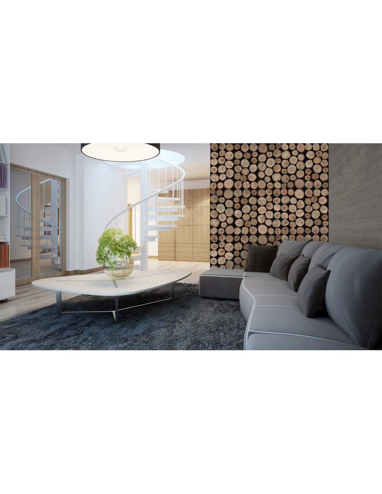 Plastry Drewna - Panel Ścienny Dekoracyjny 76X38X3 cm Plastry Dębu 1 szt - produkt b2b.wamar.biz 6