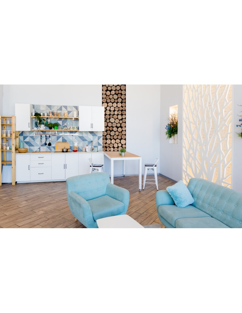 Plastry Drewna - Panel Ścienny Dekoracyjny 76X38X3 cm Plastry Dębu 1 szt - produkt b2b.wamar.biz 8