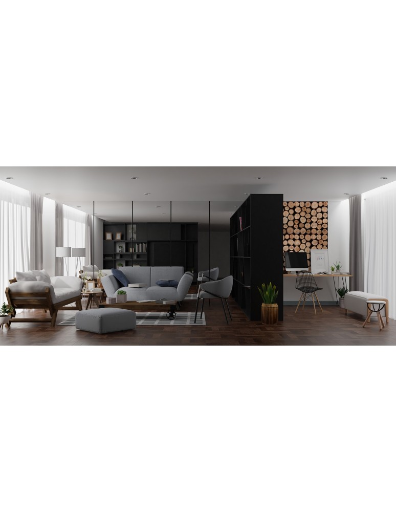 Plastry Drewna - Panel Ścienny Dekoracyjny 76X38X3 cm Plastry Dębu 2 szt - product b2b.wamar.biz 6