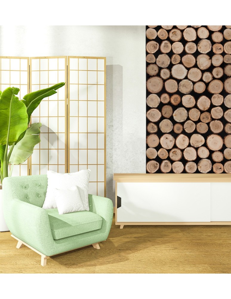 Plastry Drewna - Panel Ścienny Dekoracyjny 76X38X3 cm Plastry Dębu 4 szt - product b2b.wamar.biz 8