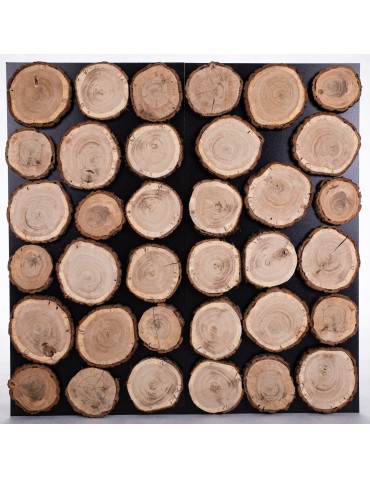 Plastry Drewna - Panel Ścienny Dekoracyjny 76X38X3 cm Plastry Dębu 4 szt - product 5