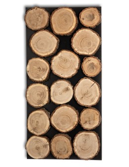 Panel Ścienny Dekoracyjny 76X38X3 cm Plastry Dębu 4 szt - product 2