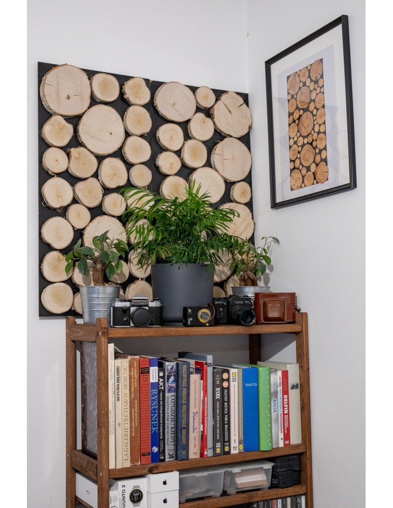 Plastry Drewna - Panel Ścienny Dekoracyjny 70X38X3 cm Plastry Brzozy 1 szt - product b2b.wamar.biz 10