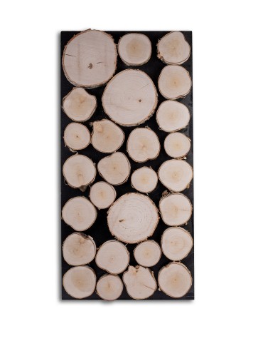 Panel Ścienny Dekoracyjny 70X38X3 cm Plastry Brzozy 1 szt