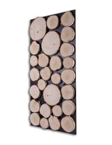 Panel Ścienny Dekoracyjny 70X38X3 cm Plastry Brzozy 1 szt - product 2