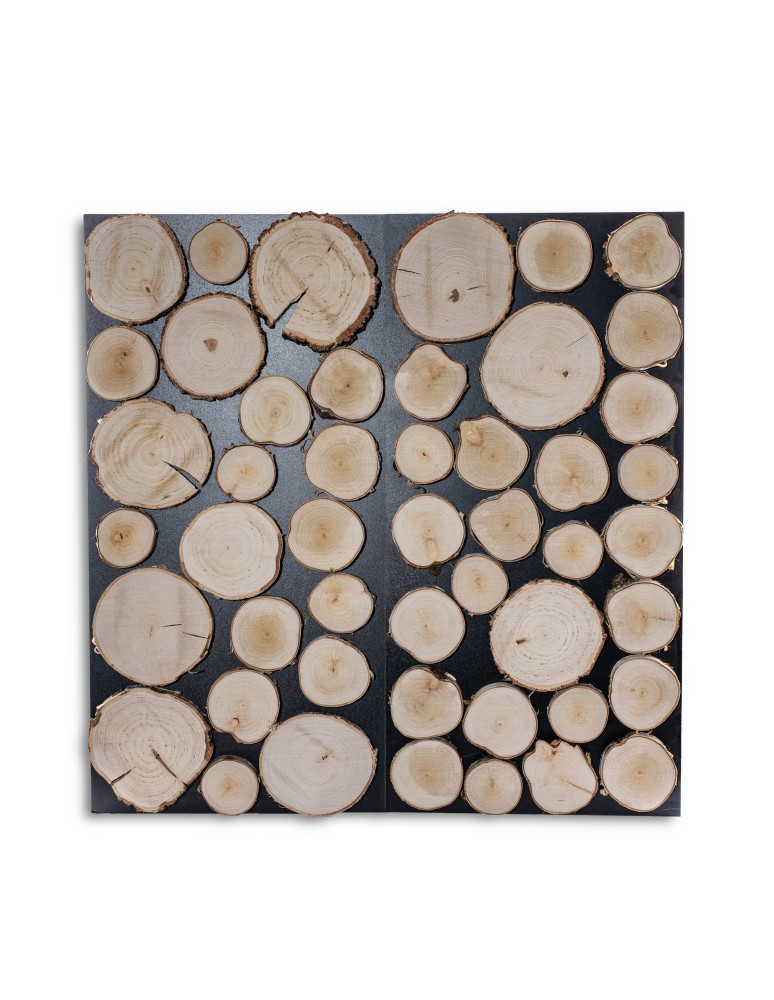 Plastry Drewna - Panel Ścienny Dekoracyjny 70X38X3 cm Plastry Brzozy 1 szt - product b2b.wamar.biz 3