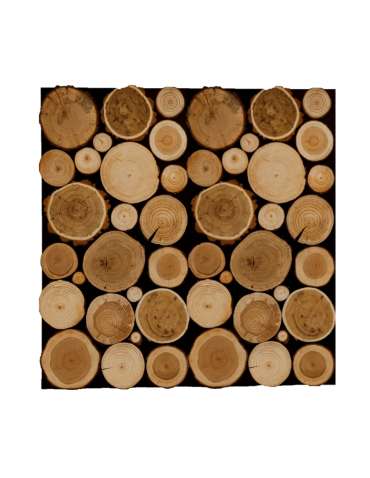 Plastry Drewna - Panel Ścienny Dekoracyjny 76X38X3 cm Mix Polskich Lasów 2 szt - product 3