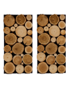 Panel Ścienny Dekoracyjny 76X38X3 cm Mix Polskich Lasów 2 szt