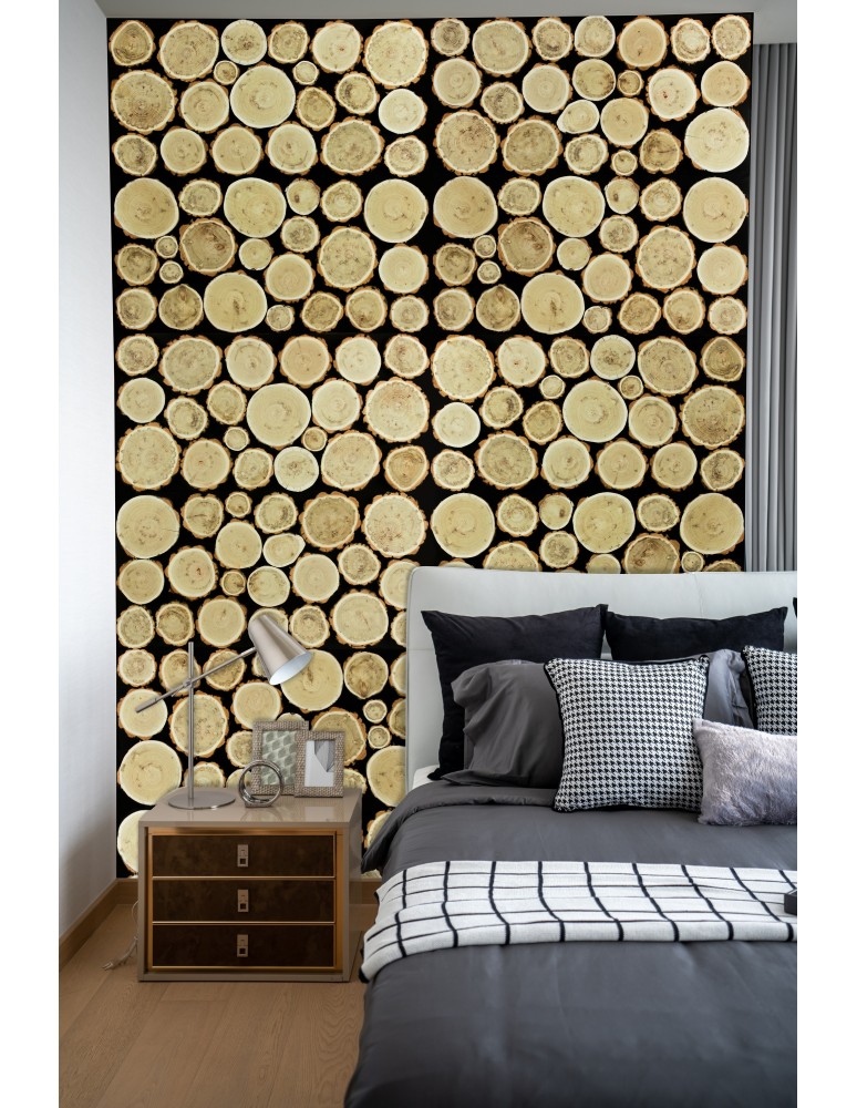 Plastry Drewna - Panel Ścienny Dekoracyjny 76X38X3 cm Mix Polskich Lasów 4 szt - product b2b.wamar.biz 7