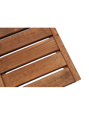 Regały - Półka prosta do regału drewnianego LSR Brązowy - product 3