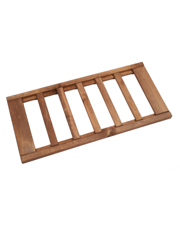 Półka na butelki do regału drewnianego LSR Brązowy