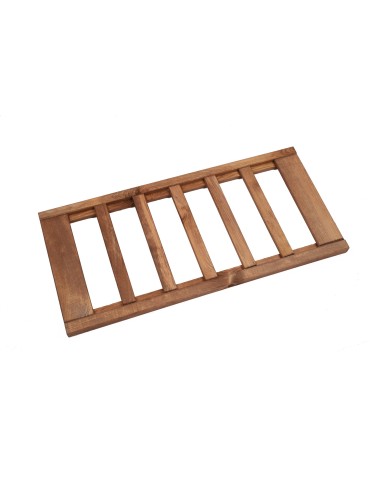 Regały - Półka na butelki do regału drewnianego LSR Brązowy - product 3