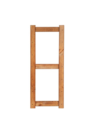 Regały - Bok do regału drewnianego LSR ramka noga 85,8 cm Brązowy - product 3
