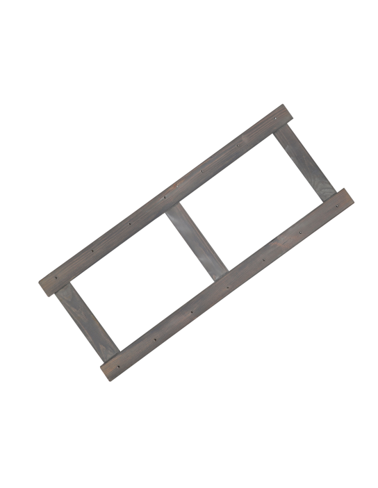 Regały - Bok 2 szt do regału drewnianego LSR ramka noga 85,8 cm Szary - product b2b.wamar.biz 2