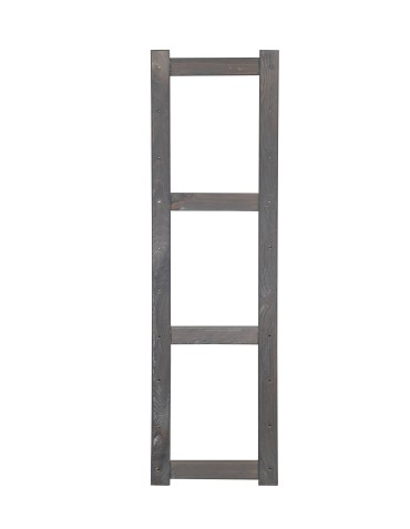 Bok do regału drewnianego LSR ramka noga 124,2 cm Szary - produkt 2