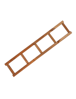 Bok 2 szt do regału drewnianego LSR ramka noga 162,6 cm Brązowy - product 2