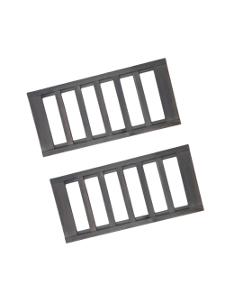 Półka na butelki 2 szt do regału drewnianego LSR Szary