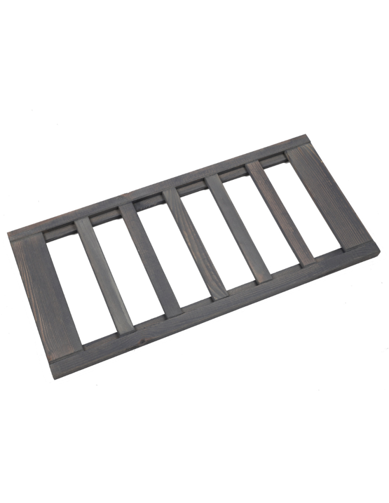 Regały - Półka na butelki 2 szt do regału drewnianego LSR Szary - product b2b.wamar.biz 2