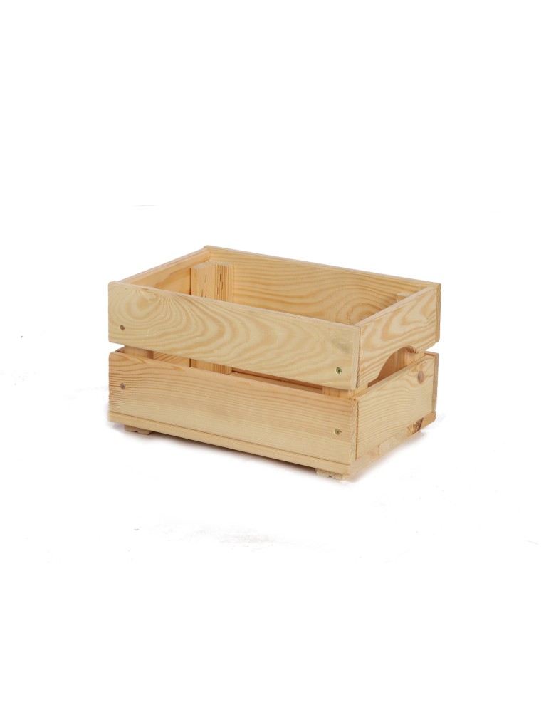 Skrzynie i skrzynki drewniane - Drewniana Skrzyneczka 16,5x30x20 cm  SD - Naturalna - product b2b.wamar.biz 2