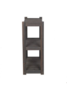 Regał drewniany do spiżarni LSR 3 półki proste Szary - product 2