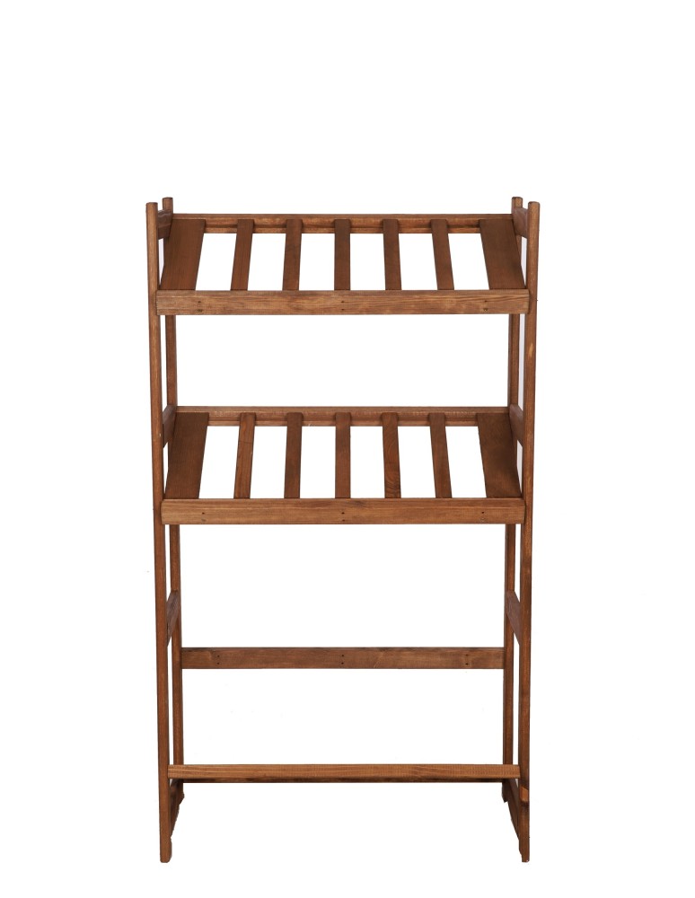 Regały - Regał drewniany na skrzynki LSR 3 półki na skrzynie Brązowy - product b2b.wamar.biz 8