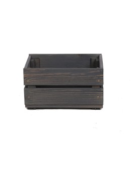 Drewniana Skrzyneczka 16,5x30x20 cm  SD - Szara - product 2