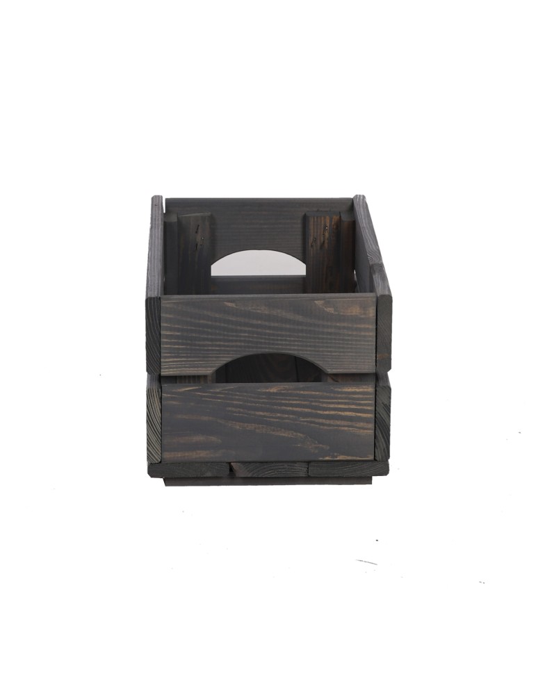 Skrzynie i skrzynki drewniane - Drewniana Skrzyneczka 16,5x30x20 cm SD - Szara - product b2b.wamar.biz 4