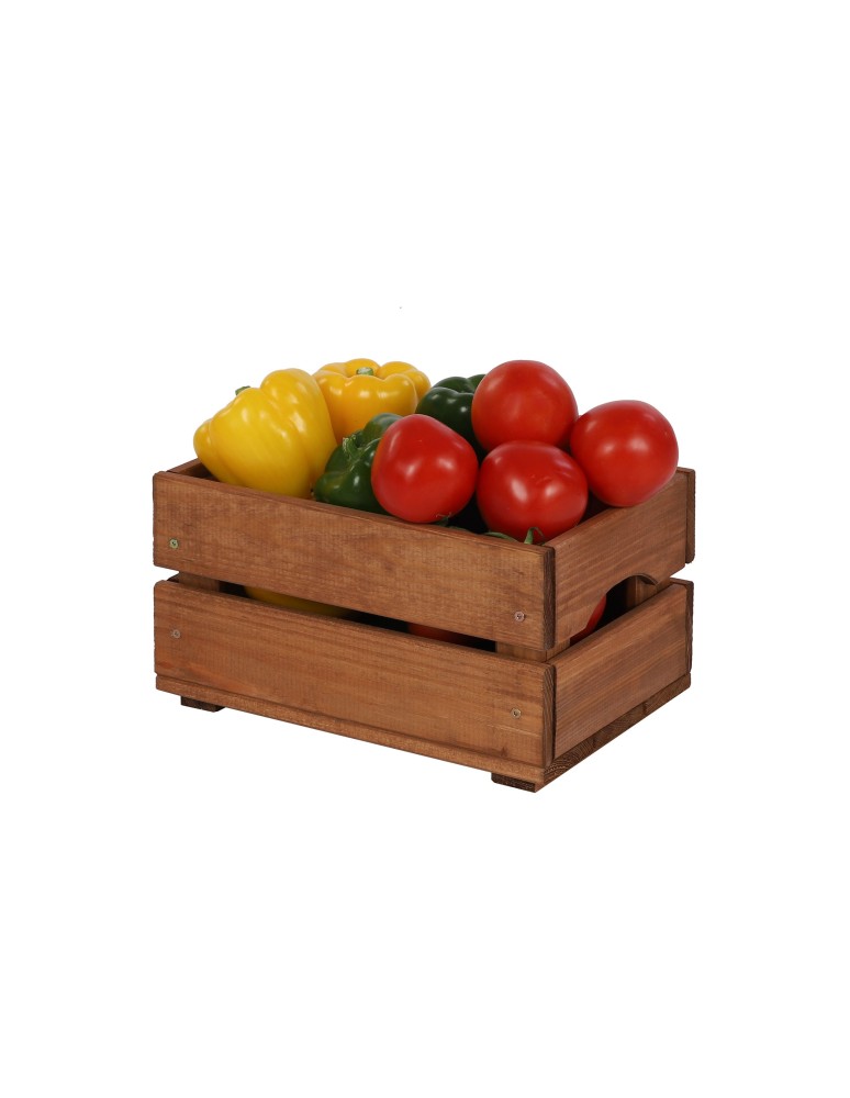 Skrzynie i skrzynki drewniane - Drewniana Skrzyneczka 16,5x30x20 cm SD - Brązowa - produkt b2b.wamar.biz 3