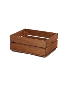 Drewniana Skrzynka 16,5x40x30 cm  SD - Brązowa - product 2