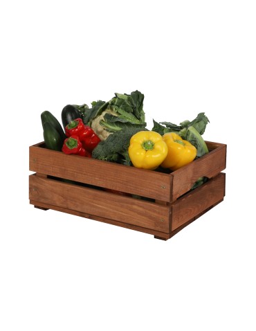 Skrzynie i skrzynki drewniane - Drewniana Skrzynka 16,5x40x30 cm  SD - Brązowa - product 3