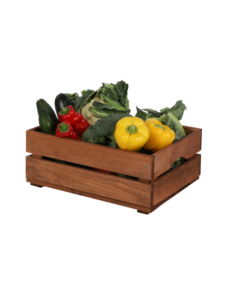 Skrzynie i skrzynki drewniane - Drewniana Skrzynka 16,5x40x30 cm  SD - Brązowa - product b2b.wamar.biz 3