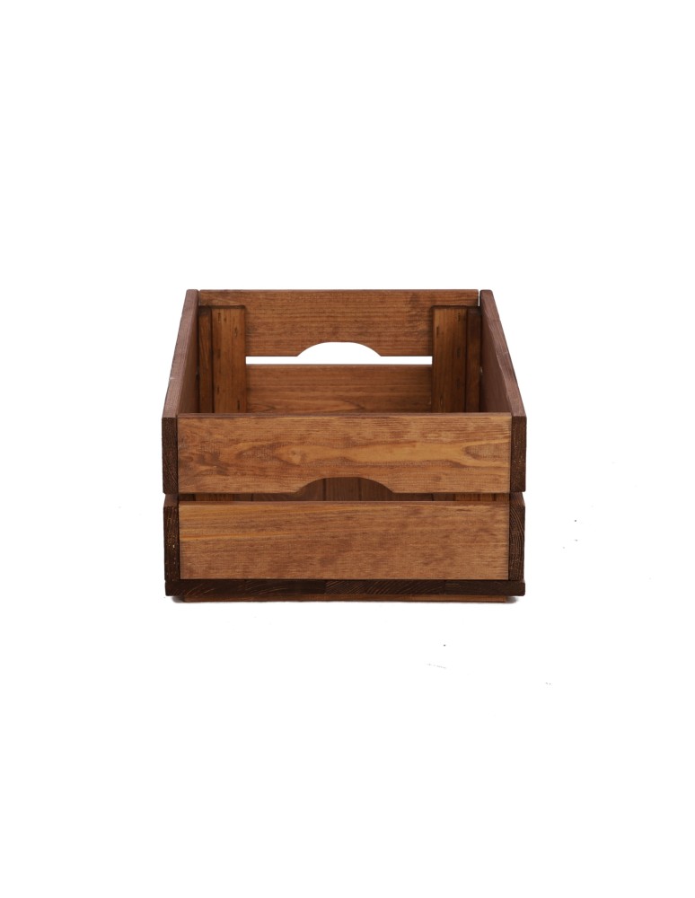 Skrzynie i skrzynki drewniane - Drewniana Skrzynka 16,5x40x30 cm  SD - Brązowa - product b2b.wamar.biz 5