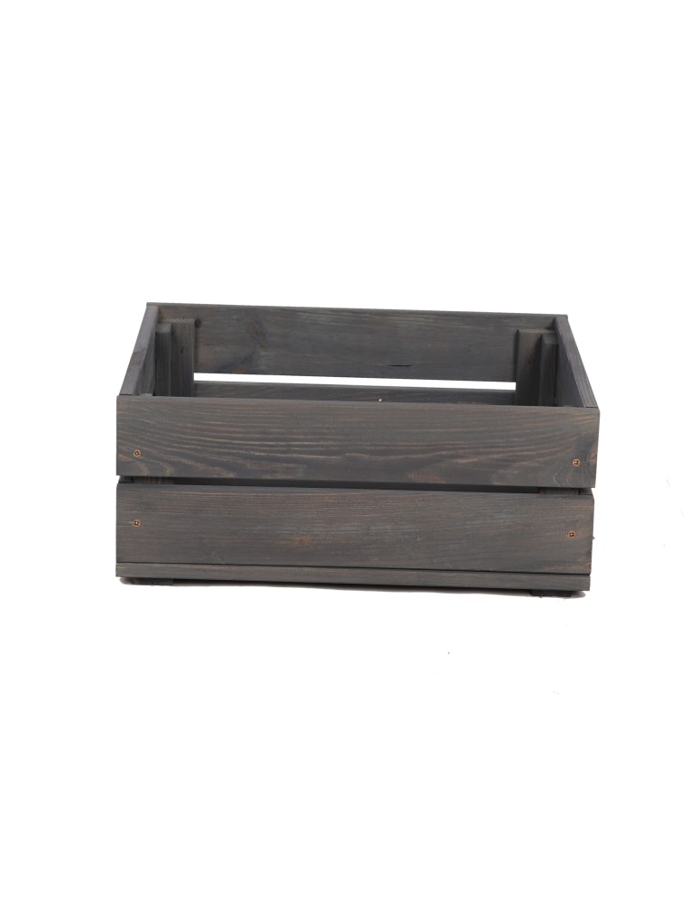 Skrzynie i skrzynki drewniane - Drewniana Skrzynka 16,5x40x30 cm  SD - Szara - product b2b.wamar.biz 4